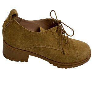 Cole Haan Camea Oxford Shoes 8B Golden Toffee Leather Heritage Fall Fashion